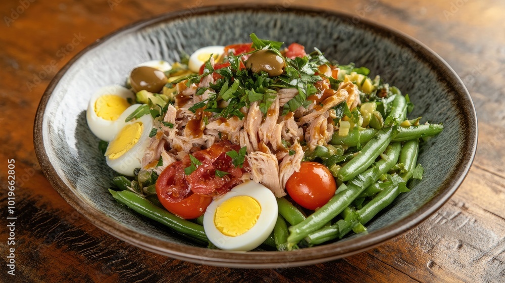 Fresh Salad with Vegetables and Tuna Salad Fresh Salad with Vegetables and Tuna Salad