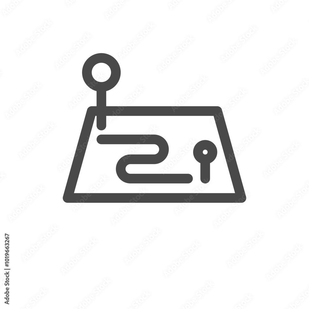 Travel icon outline style in grey color Travel icon outline style in grey color