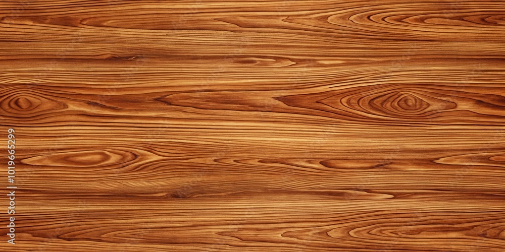 Striated wood grain with dark knots in a warm brown hue Striated wood grain with dark knots in a warm brown hue