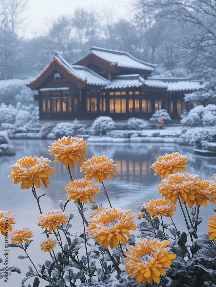 japanese garden in autumn japanese garden in autumn