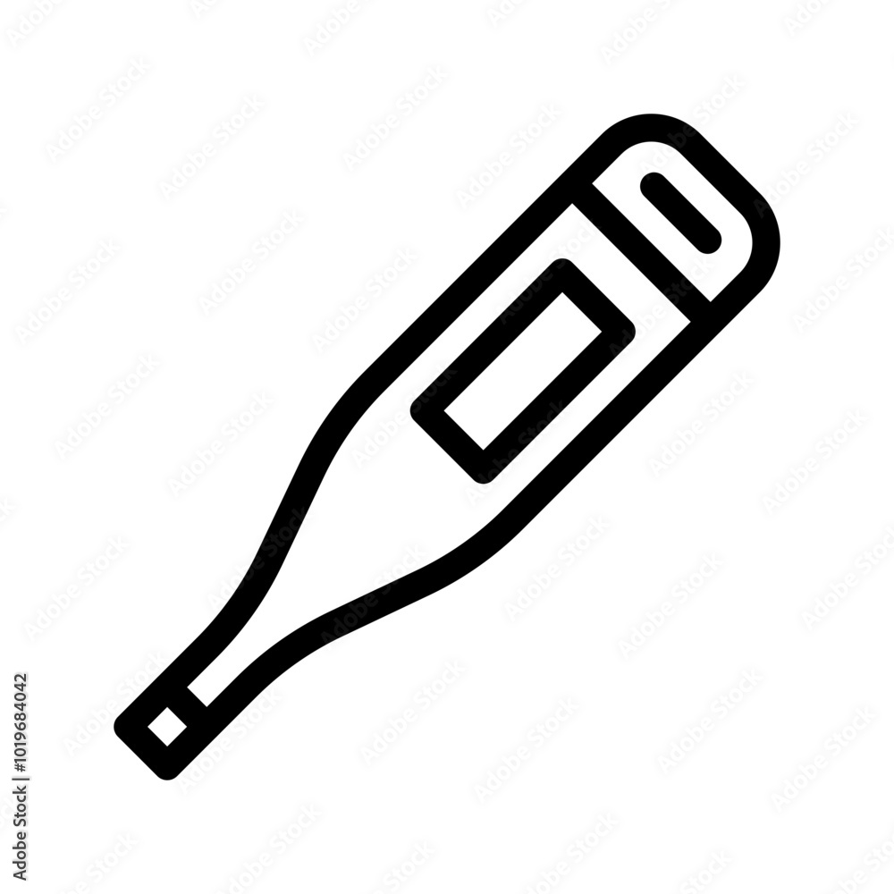 thermometer Icon. vector icon with outline style. healthcare concept thermometer Icon. vector icon with outline style. healthcare concept