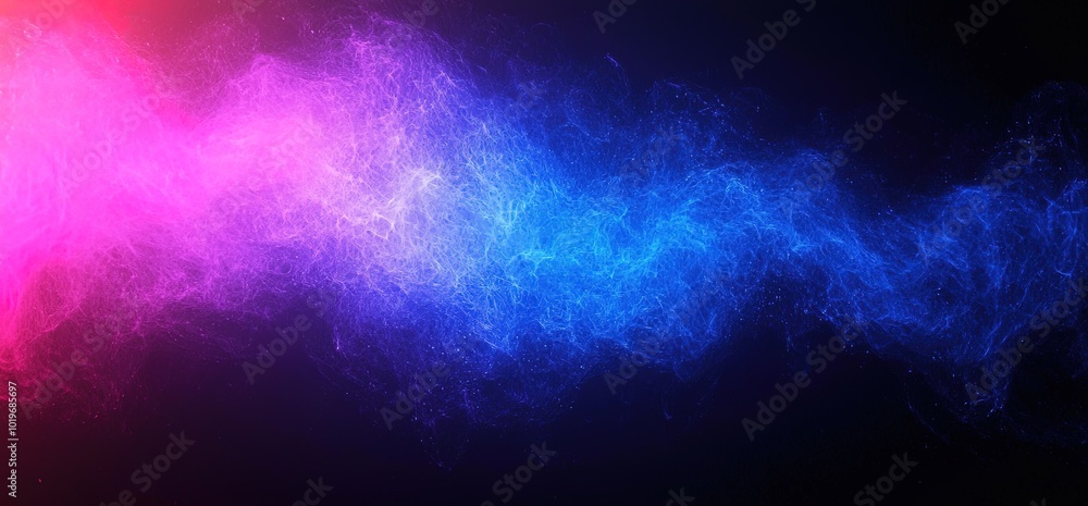 Fototapeta premium Abstract Neon Nebula Background