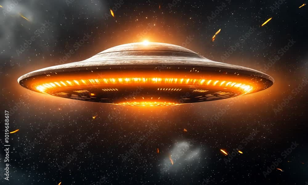 UFO on Transparent Background UFO on Transparent Background
