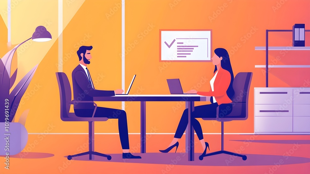 Employee Salary Negotiation in Modern Office Setting Employee Salary Negotiation in Modern Office Setting