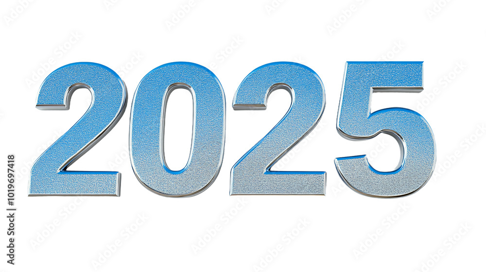 Shiny Metallic 2025 Numbers for New Year Celebration and Decoration Shiny Metallic 2025 Numbers for New Year Celebration and Decoration
