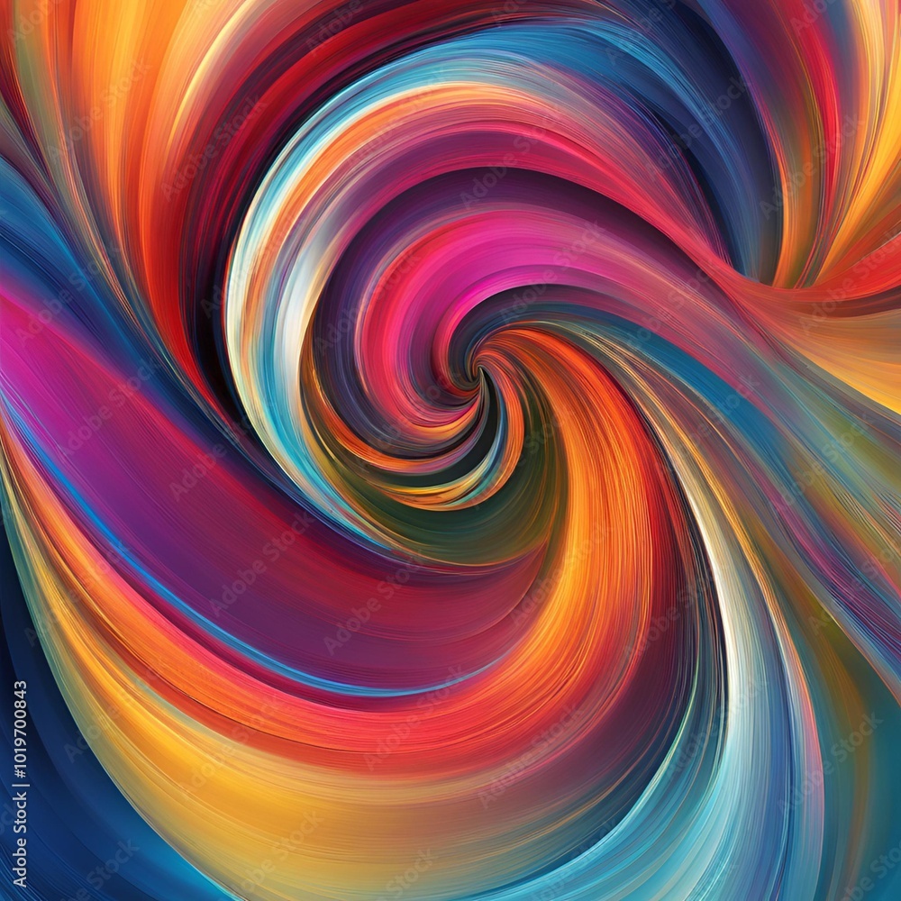 Vibrant swirling abstract design with bold, flowing colors of red, orange, blue, and purple, creating a dynamic and energetic visual reminiscent of a spinning vortex. Vibrant swirling abstract design with bold, flowing colors of red, orange, blue, and purple, creating a dynamic and energetic visual reminiscent of a spinning vortex.