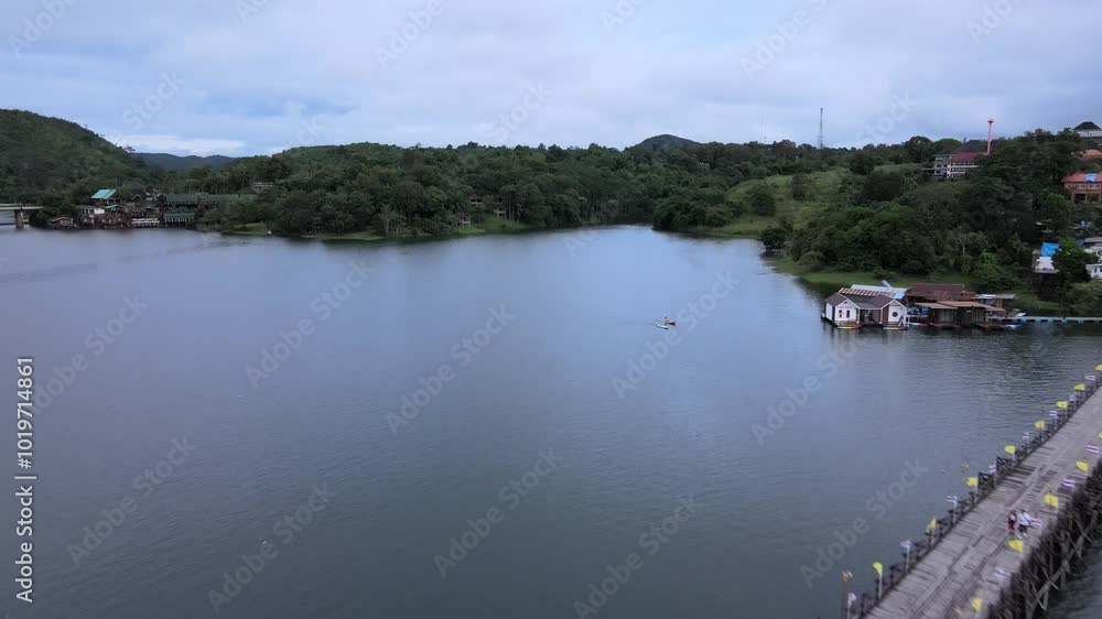 The Mon Bridge, located in Kanchanaburi, is a renowned wooden bridge and a significant cultural landmark in Thailand. Also known as The Mon Bridge, located in Kanchanaburi, is a renowned wooden bridge and a significant cultural landmark in Thailand. Also known as