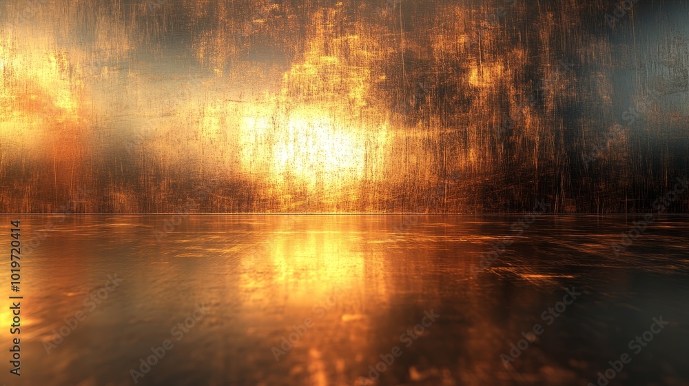 Bronze metal plate with brushed texture, wide pattern of polished streaks, warm metallic tones with soft light reflections, industrial and detailed finish Bronze metal plate with brushed texture, wide pattern of polished streaks, warm metallic tones with soft light reflections, industrial and detailed finish