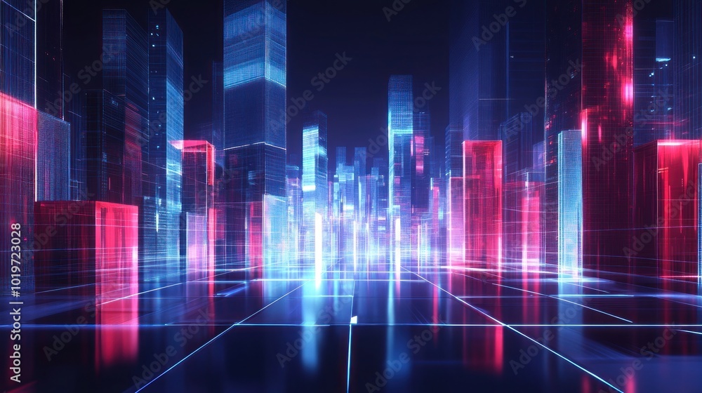 Neon Cityscape Neon Cityscape