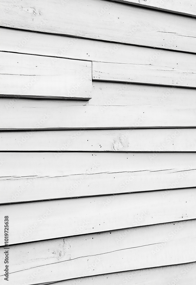 Obraz premium stack of old books white wood wall wooden plank board texture background