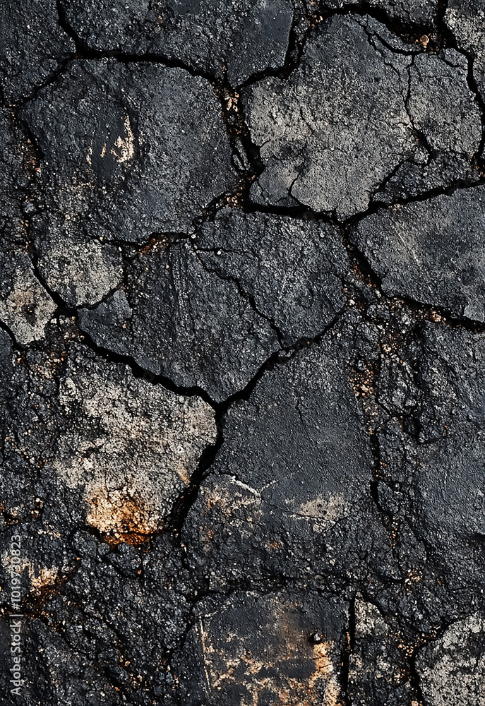 Texture of black asphalt with copy space image black or dark gray rough grainy stone texture background Texture of black asphalt with copy space image black or dark gray rough grainy stone texture background
