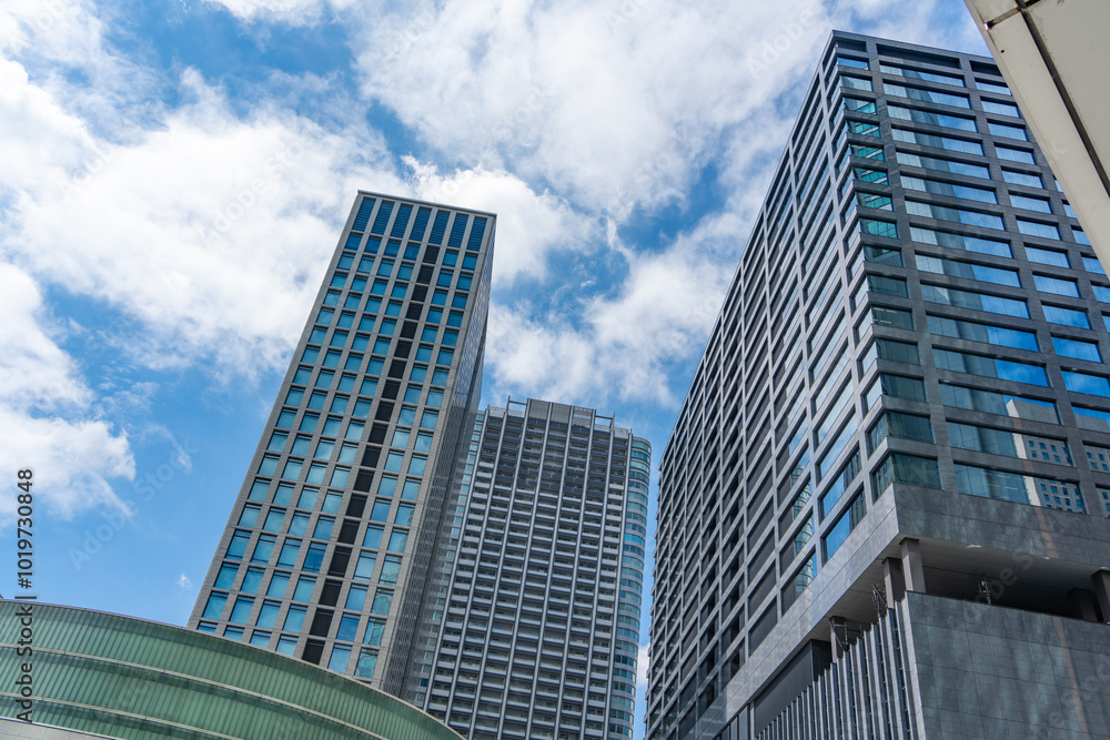 汐留の高層ビル群