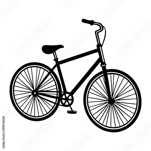 Bicycle silhouette illustration. Tandem Bicycle SVG, SVG files for Cricut