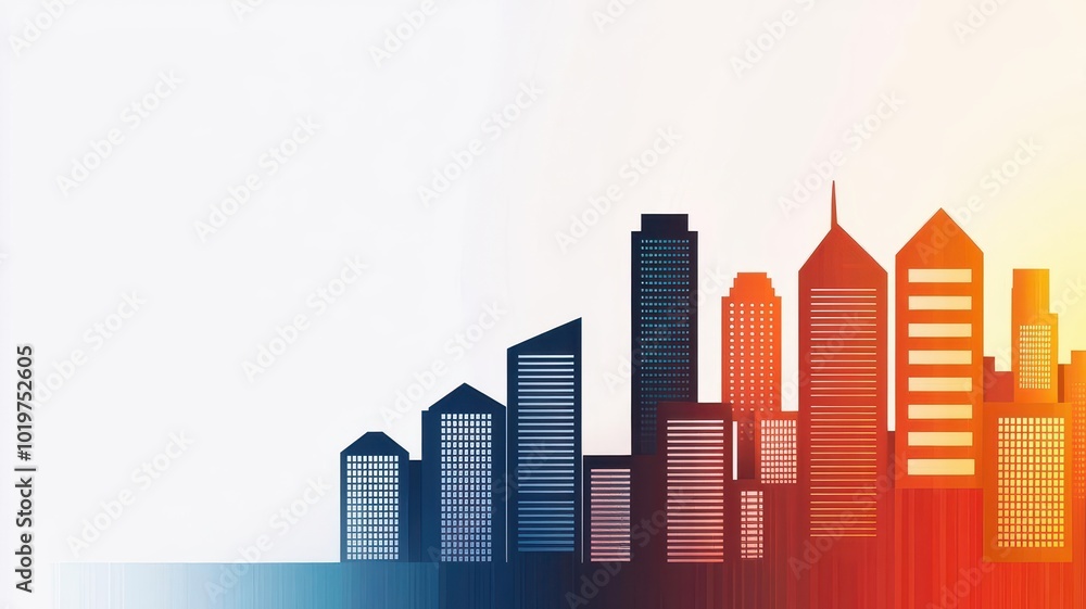 Digital cityscape background with holographic data projections, highlighting technological growth and futuristic features Digital cityscape background with holographic data projections, highlighting technological growth and futuristic features