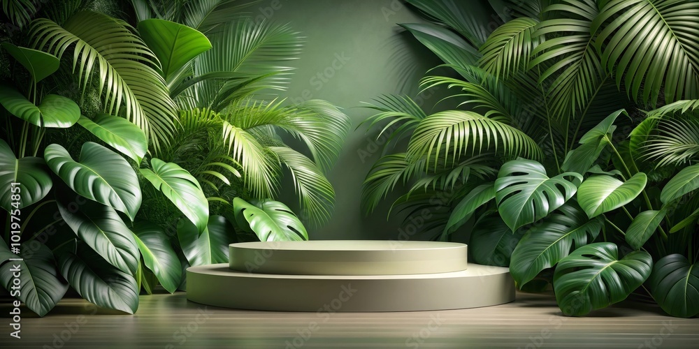 A vibrant tropical landscape featuring lush green palm trees surrounding a serene pool, with a beach and ocean in the background under a clear sky, capturing the essence of summer paradise A vibrant tropical landscape featuring lush green palm trees surrounding a serene pool, with a beach and ocean in the background under a clear sky, capturing the essence of summer paradise