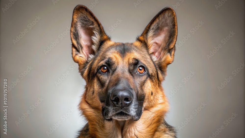 German Shepherd dog with pointy ears and intelligent expression, german shepherd, dog, pet, animal, loyal German Shepherd dog with pointy ears and intelligent expression, german shepherd, dog, pet, animal, loyal