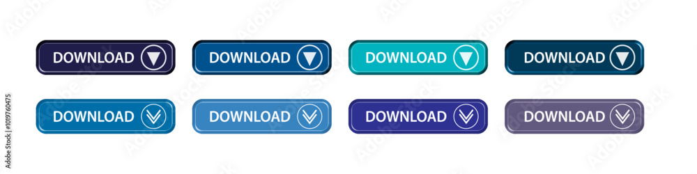 download button as vector element graphic of website or application illustration isolated on white background. set of downloads buttons for app and web graphics design download button as vector element graphic of website or application illustration isolated on white background. set of downloads buttons for app and web graphics design