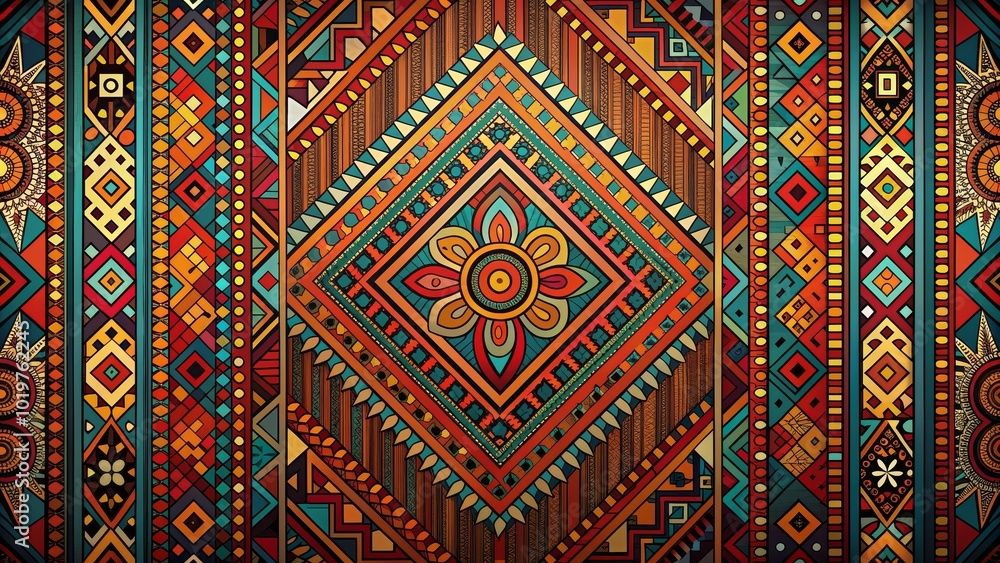 Abstract image of tribal patterns echoed in a modern setting, tribal, echoes, patterns, abstract, design, culture Abstract image of tribal patterns echoed in a modern setting, tribal, echoes, patterns, abstract, design, culture