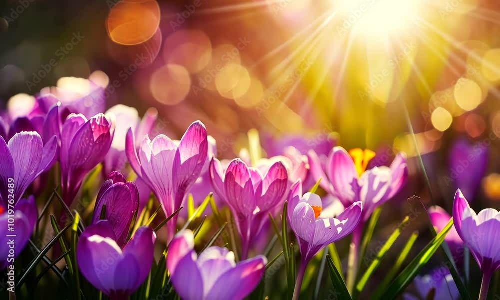 Spring Bloom Under a Sunny Sky Spring Bloom Under a Sunny Sky
