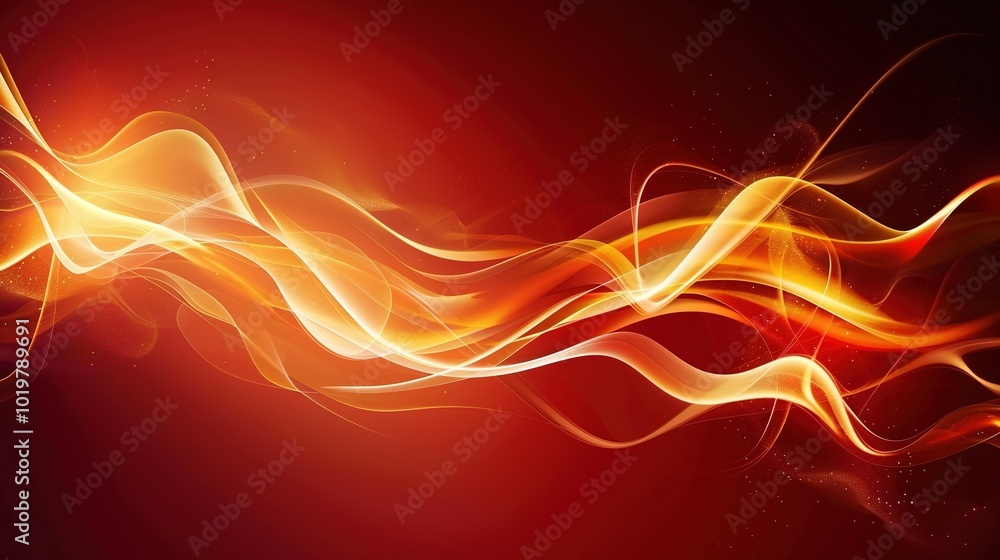 Fototapeta premium Minimalist Design on Flame Background - a striking and unique visual. The minimalist yet captivating design stands out against the fiery flame backdrop.