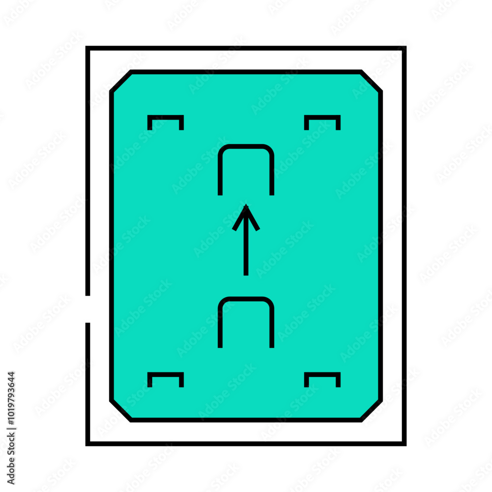 center stake croquet game line icon vector. center stake croquet game sign. isolated symbol illustration center stake croquet game line icon vector. center stake croquet game sign. isolated symbol illustration