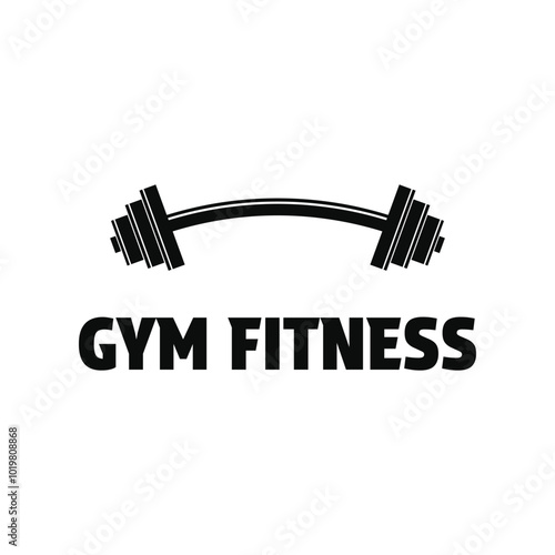 fitness club logo design concept idea