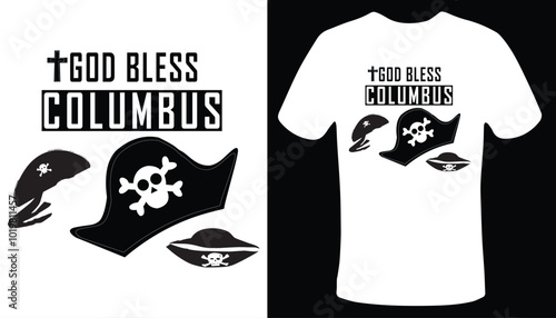 Happy Columbus day USA America design t shirt,olumbus Day 1492 t-shirt design and vector templat, .Columbus Day featuring a prominent sailing ship t-shirt
