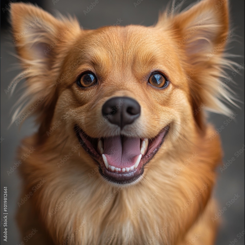Happy Dog Portrait.