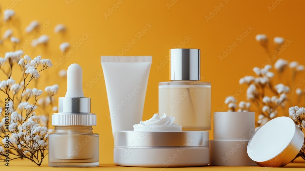 Skincare Products Mockup. Skincare Products Mockup.