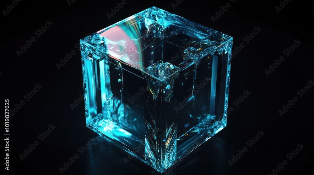 A Crystalline Cube A Crystalline Cube