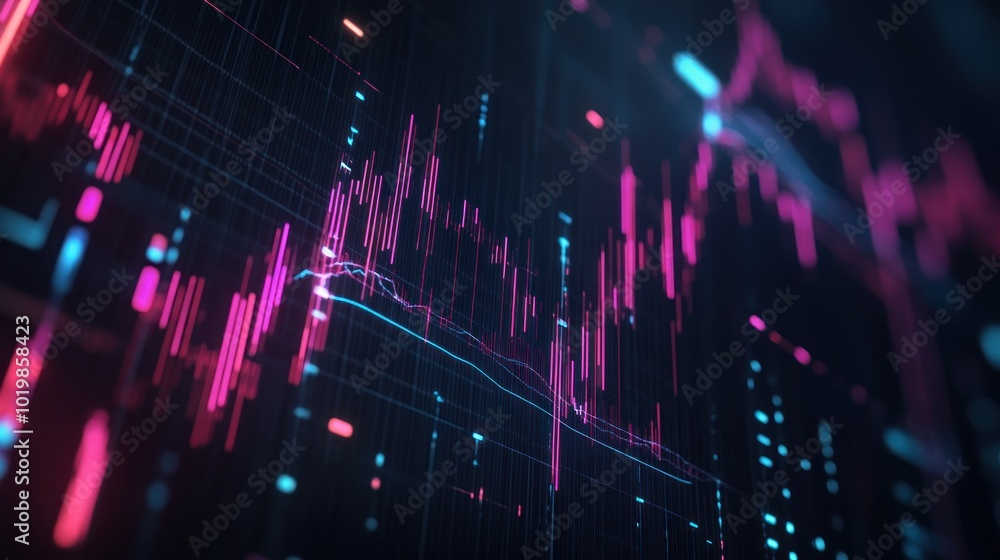 Abstract Financial Data Visualization Abstract Financial Data Visualization