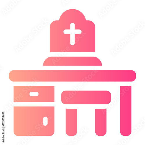 grave gradient icon