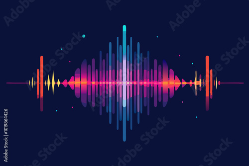 Sound wave symbol of equaliser