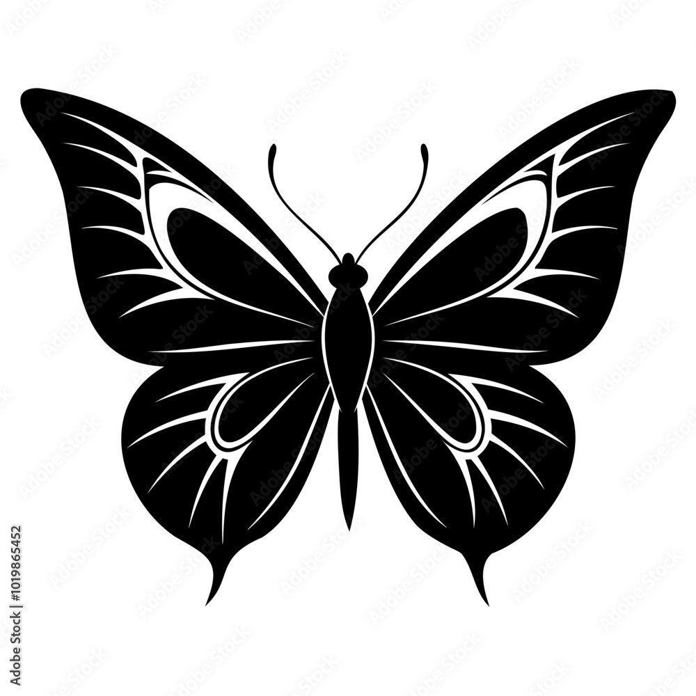 Butterflies black silhouette isolated on a white background. Flying butterflies icon set. Butterflies black silhouette isolated on a white background. Flying butterflies icon set.