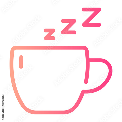 coffee gradient icon