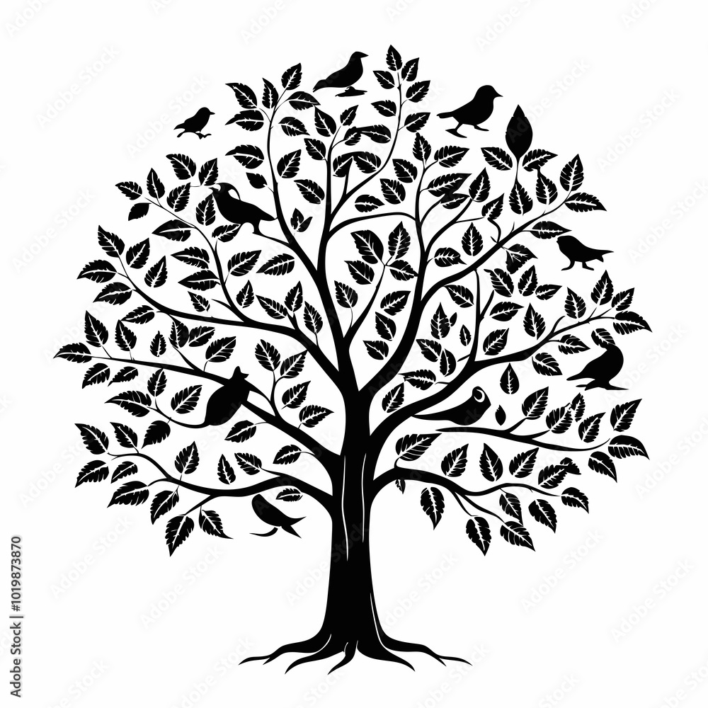 pigeonwood--tree-silhouette pigeonwood--tree-silhouette