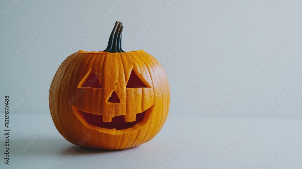 Halloween pumpkin on clean background Halloween pumpkin on clean background