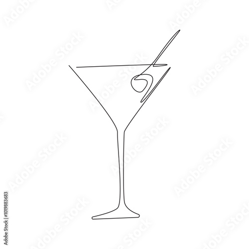 martini icon outlines