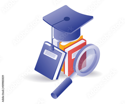 Students search for information in many books