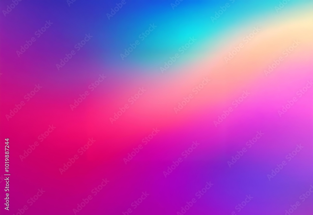 Abstract background with blurry gradients of blue, pink, and yellow. Abstract background with blurry gradients of blue, pink, and yellow.