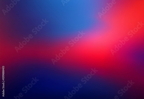 Abstract background of blurred red and blue colors.