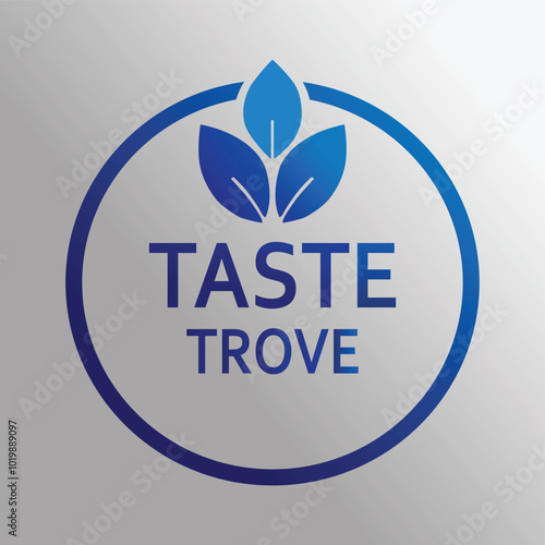 A taste trove logo design vector illustration