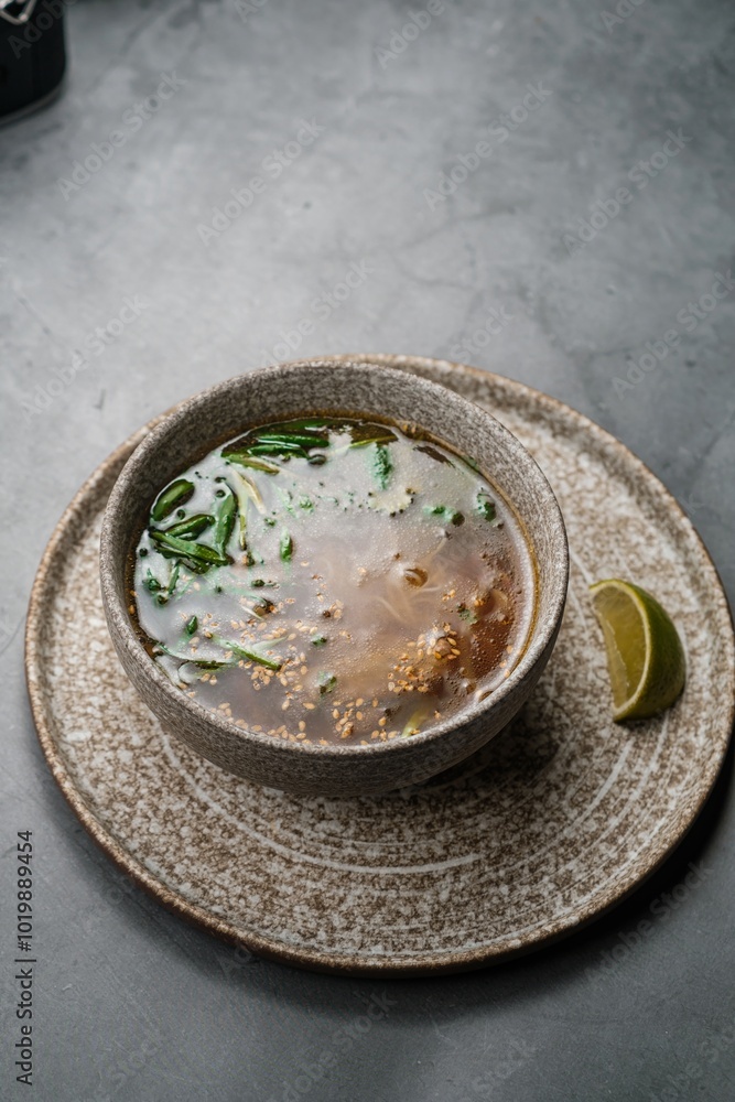 Pan-Asian Seafood Soup with Noodles and Lime Pan-Asian Seafood Soup with Noodles and Lime