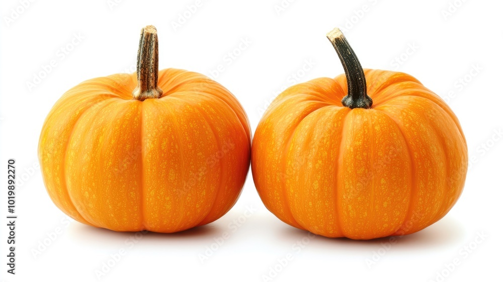 Fototapeta premium pumpkins isolated on white background