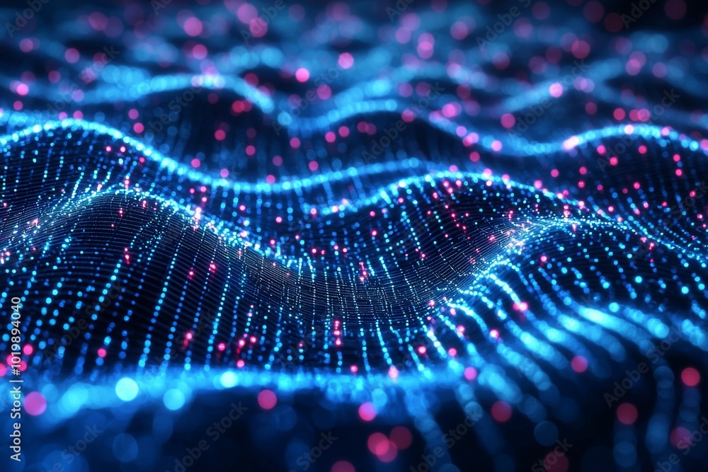 Digital Technology background of data and network Digital Technology background of data and network