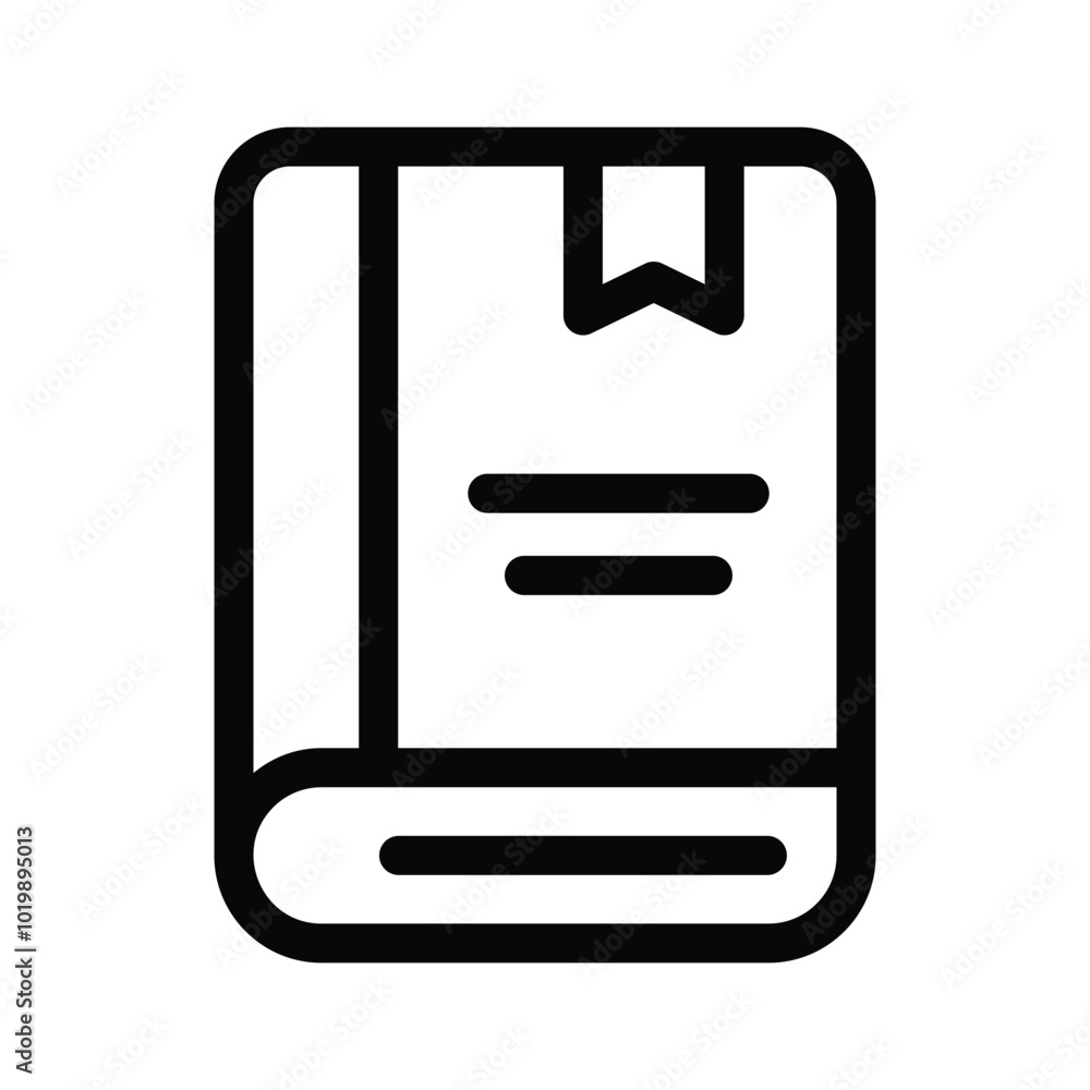 A closed book representing knowledge, learning, or reading materials A closed book representing knowledge, learning, or reading materials