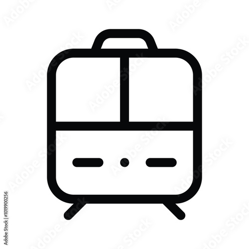 Grab this amazing icon of train in modern style