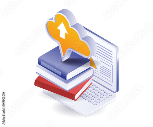 Cloud server data about educational book information