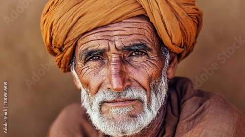 Wise Elder in Traditional Clothing