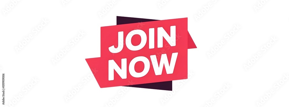 JOIN NOW creative banner,minimalistic flat vector illustration,plain background JOIN NOW creative banner,minimalistic flat vector illustration,plain background